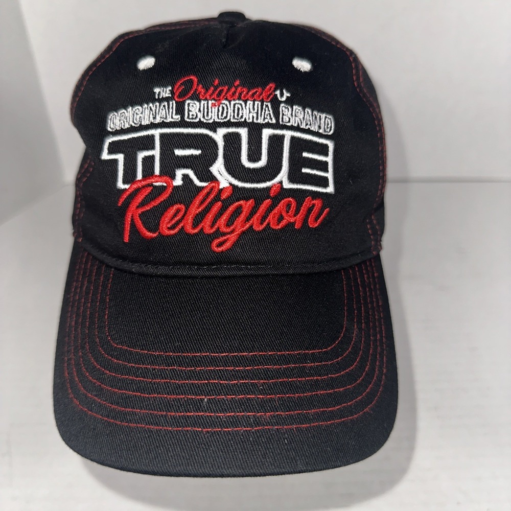 True‎ Religion Black Cap The Original Buddha One Size (NWT)